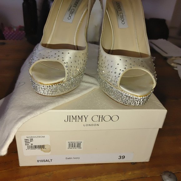 Jimmy Choo Salt in Ivory (White) - SZ 39 - Picture 2 of 7